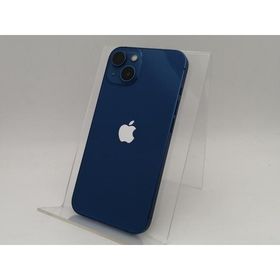 【中古】Apple SoftBank 【SIMフリー】 iPhone 13 128GB ブルー MLNG3J/A【大阪本店】保証期間１ヶ月【ランクB】