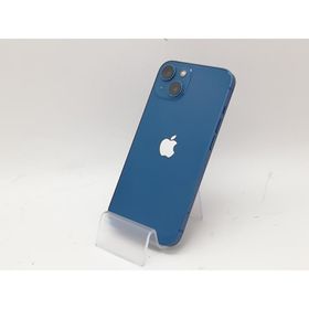 【中古】Apple SoftBank 【SIMフリー】 iPhone 13 128GB ブルー MLNG3J/A【府中ル・シーニュ】保証期間１ヶ月【ランクB】