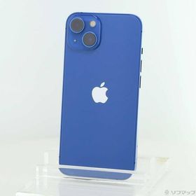 〔中古〕Apple(アップル) iPhone13 128GB ブルー MLNG3J／A SIMフリー〔251-ud〕