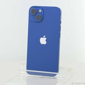 〔中古〕Apple(アップル) iPhone13 128GB ブルー MLNG3J／A SIMフリー〔297-ud〕