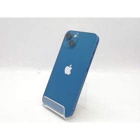 【中古】Apple SoftBank 【SIMフリー】 iPhone 13 128GB ブルー MLNG3J/A【立川フロム中武】保証期間１ヶ月【ランクB】