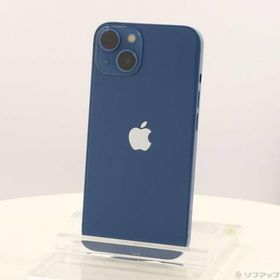 〔中古〕Apple(アップル) iPhone13 128GB ブルー MLNG3J／A SIMフリー〔262-ud〕