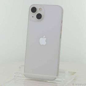 〔中古〕Apple(アップル) iPhone13 256GB スターライト MLNJ3J／A SIMフリー〔276-ud〕