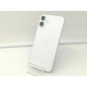【中古】Apple au 【SIMフリー】 iPhone 16 Plus 128GB ホワイト MXVC3J/A【札幌】保証期間1ヶ月【ランクA】