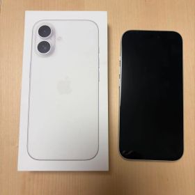 【極美品】iPhone16 128GB ホワイト バッテリー100%