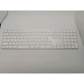 【中古】Apple Magic Keyboard（2017/テンキー付き/A1843） - 日本語（JIS） シルバー MQ052J/A【秋葉2号】保証期間１週間