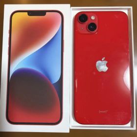 Apple iphone14 plus 256 赤 simフリー 美品 箱付き