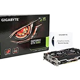 【中古】GIGABYTE GeForce GTX 1060 DirectX 12 GV-N1060WF2OC-6GD 192-Bit ATX ビデオカード
