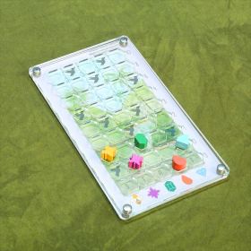 ウイングスパン拡張：中南米の翼 ハチドリトラック専用オーバーレイ×5枚(収納ケース付き) ボードゲーム オーガナイザー 送料無料 個人ボード