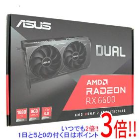 【中古】ASUSグラボ DUAL-RX6600-8G-V3 PCIExp 8GB 元箱あり