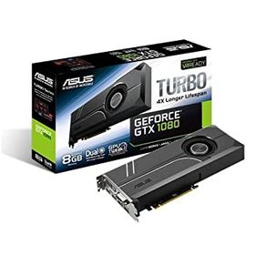 【中古】「非常に良い」ASUS NVIDIA GeForce GTX1080搭載ビデオカード メモリ8GB TURBO-GTX1080-8G