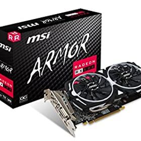 【中古】MSI Radeon RX 580 ARMOR 8G OC グラフィックスボード VD6879