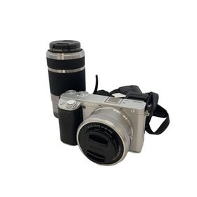 SONY◆デジタル一眼カメラ α6400 ILCE-6400Y ダブルズームレンズキット [シルバー]//