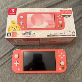 Nintendo Switch Lite どうぶつの森デザイン ピンク