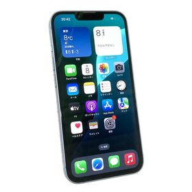 中古 Apple iPhone14 128GB ブルー MPVJ3J／A SIMフリー