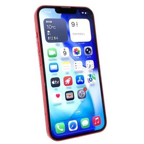 中古 Apple iPhone14 128GB プロダクトレッド MPV93J／A SIMフリー