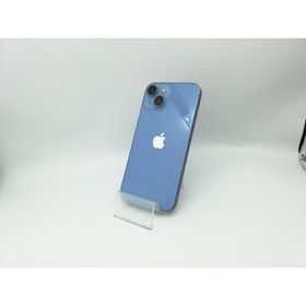 【中古】Apple SoftBank 【SIMフリー】 iPhone 14 256GB ブルー MPWN3J/A【秋葉本店】保証期間１ヶ月【ランクC】