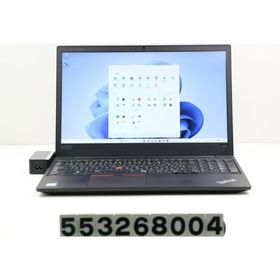 ノートパソコン Lenovo ThinkPad E580 Core i5 8250U 1.6GHz/8GB/256GB(SSD)/15.6W/FHD(1920x1080)/Win11