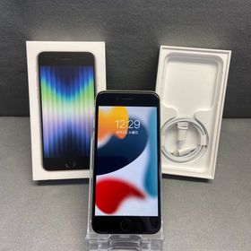 美品 国内版 SIMフリー iPhoneSE 第３世代 64GB スターライト色