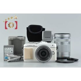 【中古】OLYMPUS オリンパス PEN Lite E-PL7 EZ ダブルズームキット ホワイト