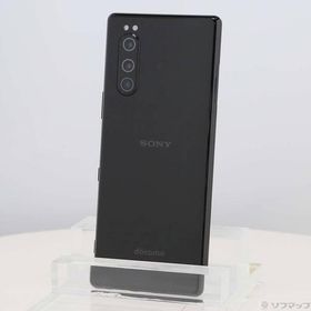 〔中古〕SONY(ソニー) Xperia 5 64GB ブラック SO-01M docomoロック解除SIMフリー〔305-ud〕