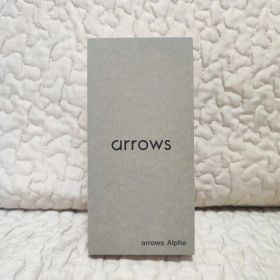 ARROWS Alpha M08 ブラック 新品、未開封