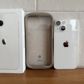 Apple iPhone 13mini 本体 ホワイト、ifaceケース
