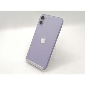 【中古】Apple 国内版 【SIMフリー】 iPhone 11 64GB パープル MWLX2J/A【広島本通】保証期間１ヶ月【ランクC】