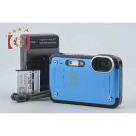 【中古】OLYMPUS オリンパス TOUGH TG-620 ブルー コンパクトデジタルカメラ シャッター回数僅少