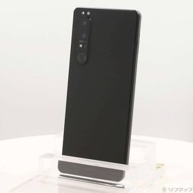 〔中古〕SONY(ソニー) Xperia 1 III 256GB フロストブラック SOG03 auロック解除SIMフリー〔196-ud〕