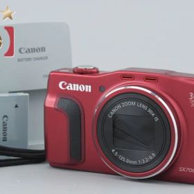 【中古】Canon キヤノン PowerShot SX700 HS レッド コンパクトデジタルカメラ