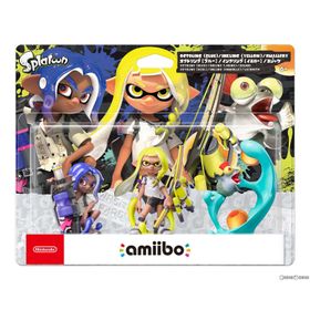 【中古即納】[ACC][Switch] amiibo(アミーボ) トリプルセット[インクリング【イエロー】/オクトリング【ブルー】/コジャケ](スプラトゥー