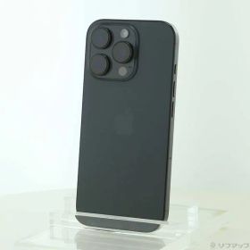 ソフマップ 〔中古品〕 iPhone16 Pro 128GB ブラックチタニウム MYMV3J／A SIMフリー【297】