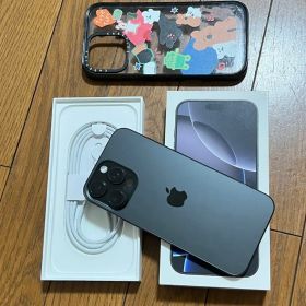 超美品 iPhone16 Pro Max 256GB ブラックチタニウムBT95