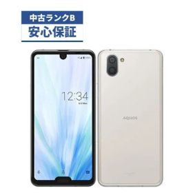 ★【良品】 AQUOS R3 SHV44 SHV44 128GB ホワイト au 管理:#c6f