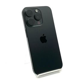 【全額返金保証】【最速発送】 iPhone Pro 15 Pro 128GB ブラックチタニウム au SIMフリー 白ロム 美品 動作確認済 85%