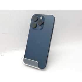 【中古】Apple 国内版 【SIMフリー】 iPhone 15 Pro 128GB ブルーチタニウム MTUA3J/A【立川フロム中武】保証期間１ヶ月【ランクB】