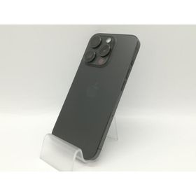 【中古】Apple 国内版 【SIMフリー】 iPhone 15 Pro 256GB ブラックチタニウム MTUC3J/A【博多】保証期間１ヶ月【ランクC】