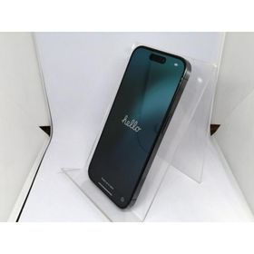 【中古】Apple 楽天モバイル 【SIMフリー】 iPhone 15 Pro 128GB ブラックチタニウム MTU73J/A【東池袋1丁目】保証期間１ヶ月【ランクB】
