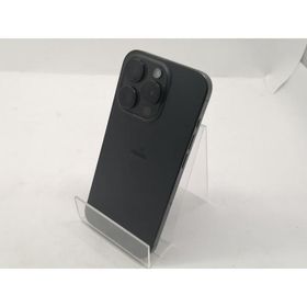 【中古】Apple docomo 【SIMフリー】 iPhone 15 Pro 128GB ブラックチタニウム MTU73J/A【宇田川】保証期間１ヶ月【ランクB】