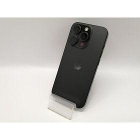 【中古】Apple docomo 【SIMフリー】 iPhone 15 Pro 128GB ブラックチタニウム MTU73J/A【大須アメ横】保証期間１ヶ月【ランクC】