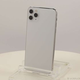 (中古)Apple iPhone11 Pro Max 256GB シルバー MWHK2J/A SoftBank(344-ud)