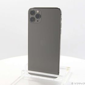(中古)Apple iPhone11 Pro Max 64GB スペースグレイ MWHD2J/A SoftBank(262-ud)