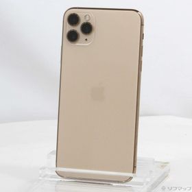 (中古)Apple iPhone11 Pro Max 256GB ゴールド MWHL2J/A SoftBank(198-ud)