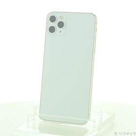 (中古)Apple iPhone11 Pro Max 256GB シルバー MWHK2J/A SoftBank(269-ud)