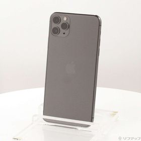 (中古)Apple iPhone11 Pro Max 64GB スペースグレイ MWHD2J/A SoftBank(262-ud)