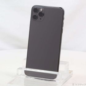 (中古)Apple iPhone11 Pro Max 64GB スペースグレイ MWHD2J/A SIMフリー(305-ud)