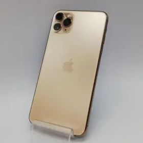 【中古】Apple au 【SIMロック解除済み】 iPhone 11 Pro Max 64GB ゴールド MWHG2J/A【府中ル・シーニュ】保証期間１ヶ月【ランクB】
