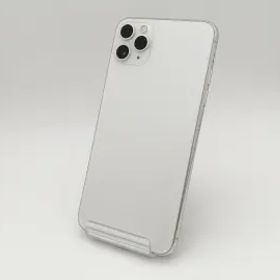【中古】Apple docomo 【SIMロック解除済み】 iPhone 11 Pro Max 256GB シルバー MWHK2J/A【なんば】保証期間１ヶ月【ランクB】
