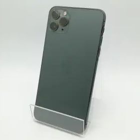 【中古】Apple SoftBank 【SIMロック解除済み】 iPhone 11 Pro Max 64GB ミッドナイトグリーン MWHH2J/A【津田沼】保証期間１週間【ラン